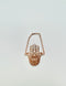 18k Rose Gold Hamsa Chain Ring